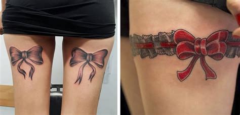 Significado de los tatuajes de moños en las piernas